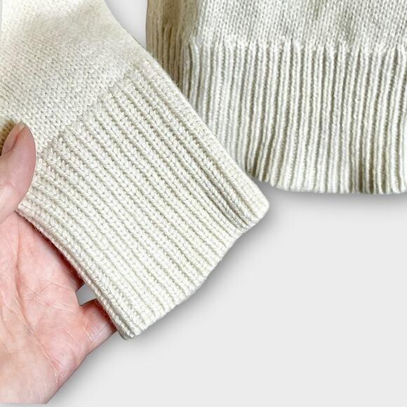 WILFRED Aritzia Luxe Cashmere Jara Sweater Cream Size XS quiet luxury - Picture 4 of 7